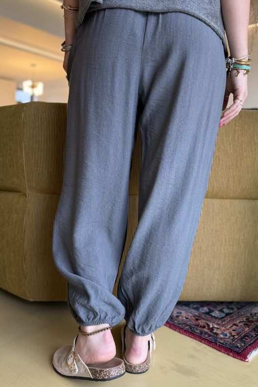 Basso Shirring Genie Pant Graphite 